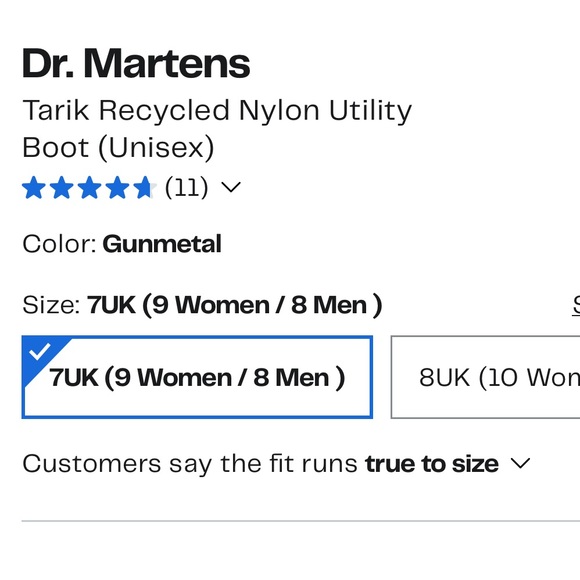 NWT Dr. Martens Tarik Utility Boots (unisex) Gunmetal AJAX+EX TOUGH 50/50+HYDRO - Picture 16 of 16